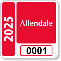 Parking Labels   Design SQ9