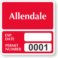 Parking Labels   Design SQ10