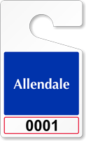 Plastic ToughTags™ Parking Permit Template