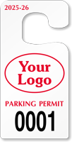 Plastic ToughTags™ Parking Permit Templates