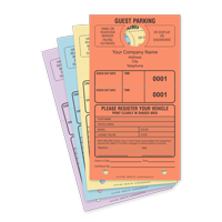 Large Parking Permit Hang Cardstock Tag