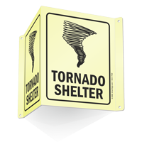 Tornado Shelter Sign