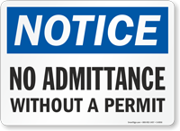 Notice: