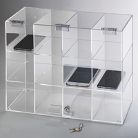 12 Goggle Holder Table Or Wall Mount With Door Locking Version