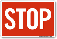 Railroad Clamp Sign