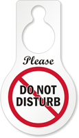 Door Knob Hang Tag