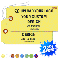 Double Sided Warehouse Tag (5.25" x 2.625")