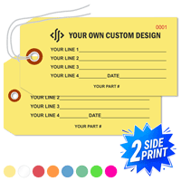 Double Sided Warehouse Tag