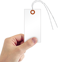 Tyvek Shipping Tag White