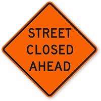 Ahead  Traffic Sign