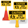 Caution Kids At Play ConeBoss Sign