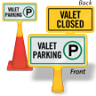 Valet Closed ConeBoss Sign 