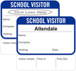 Create Own 1 Day School Visitor Pass