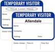 Personalized 1 Day Temporary Visitor Pass