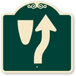Beware of Curb Graphic Sign