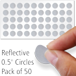 Reflective Dots Label
