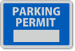 Parking Permit for Outside of Car Window