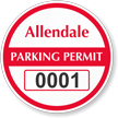 Parking Labels   Design CR4