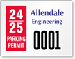 Create ForgeGuard Tamper Evident Parking Permit Security Insert