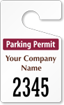 ToughTag™ for Jumbo Numbered Parking Permits