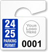 Plastic ToughTags™ Parking Permits, Mini