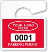 Plastic ToughTags™ Parking Permit Mini Template