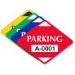 Parking Diamond Shaped Sticker