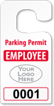 Plastic ToughTags™ Parking Permit Template