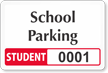 Student Window Decal 2 in. x 3 in.