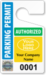 Plastic ToughTags™ for SecuraPass™ Parking Permits