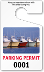 Sequentially Numbered PhotoTag Parking Permit
