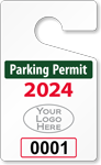 Plastic ToughTags™ Parking Permit Template