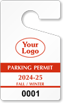 Plastic ToughTags™ Parking Permit Templates