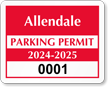 Parking Labels   Design CD1