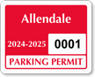 Parking Labels - Design CD2