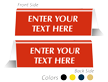 Personalized Double Sided Desk Nameplate