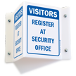 Visitors Register At Security Office
