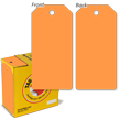 Fluorescent Orange Tag with Fiber Patch