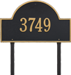 Arch Marker Estate One Line Lawn Plaque