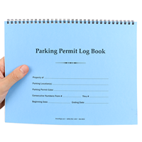 Large Parking Permit Wire-O Bound Log Book