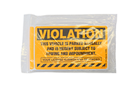 Vehicle is Parked Illegally Sticker