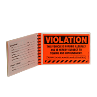 Violation Vehicle Parked Illegally Towing Stickers