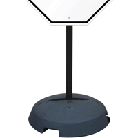 Sidewalk Portable Pole Sign
