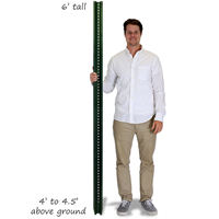 Heavy Duty Municipal Quality U-Channel Sign Post