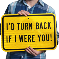 Wrong Way Signs