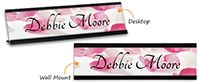 Custom Petals Picture Nameplate