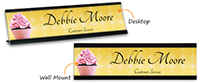 Custom Cupcake Picture Nameplate