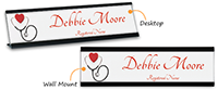 Heart-themed Nameplate