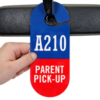 Parent Drop-off Permit Hang Tag