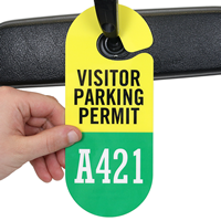 2-Sided Visitor Parking Permit